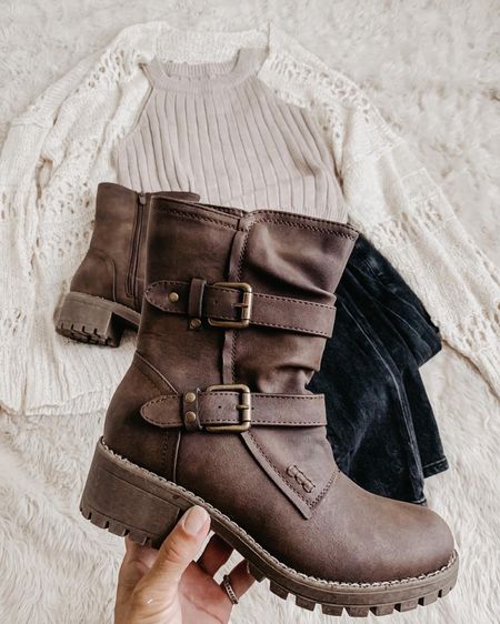 Another faveee pair of boots from Amazon 🤎 so perfect for Fall and so flattering on! Swipe to see them styled for end of Summer!  #thestudiostylegram #boots #fallfinds #amazonfinds #amazonstyle #fallfashion #ootd #outfitideas #falloutfitinspiration #falloutfits #amazonfashion 

#LTKSeasonal #LTKunder50 #LTKunder100