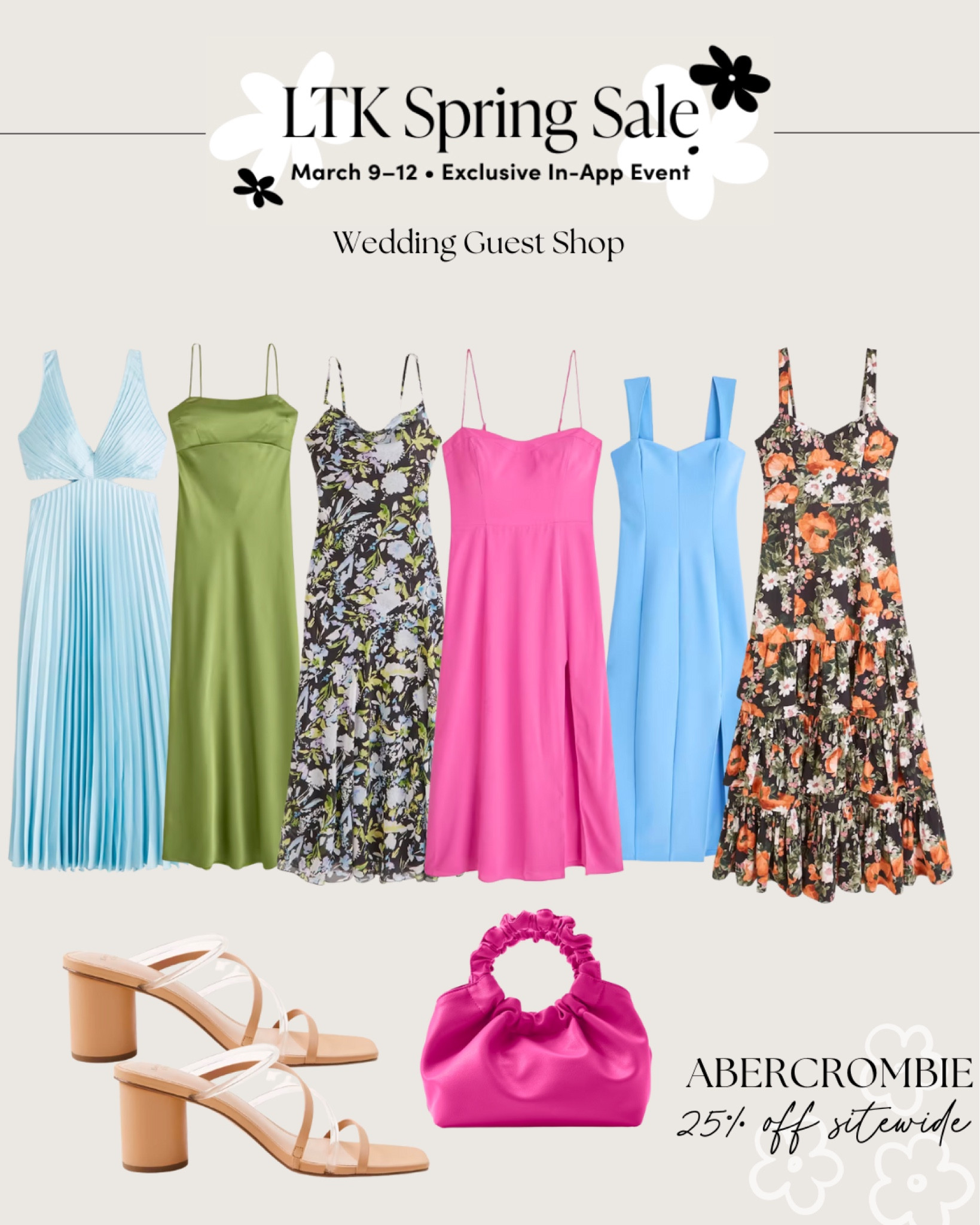 25% off Abercrombie sale! LTK Spring Sale

Spring wedding guest dress 

#LTKFind #LTKSale