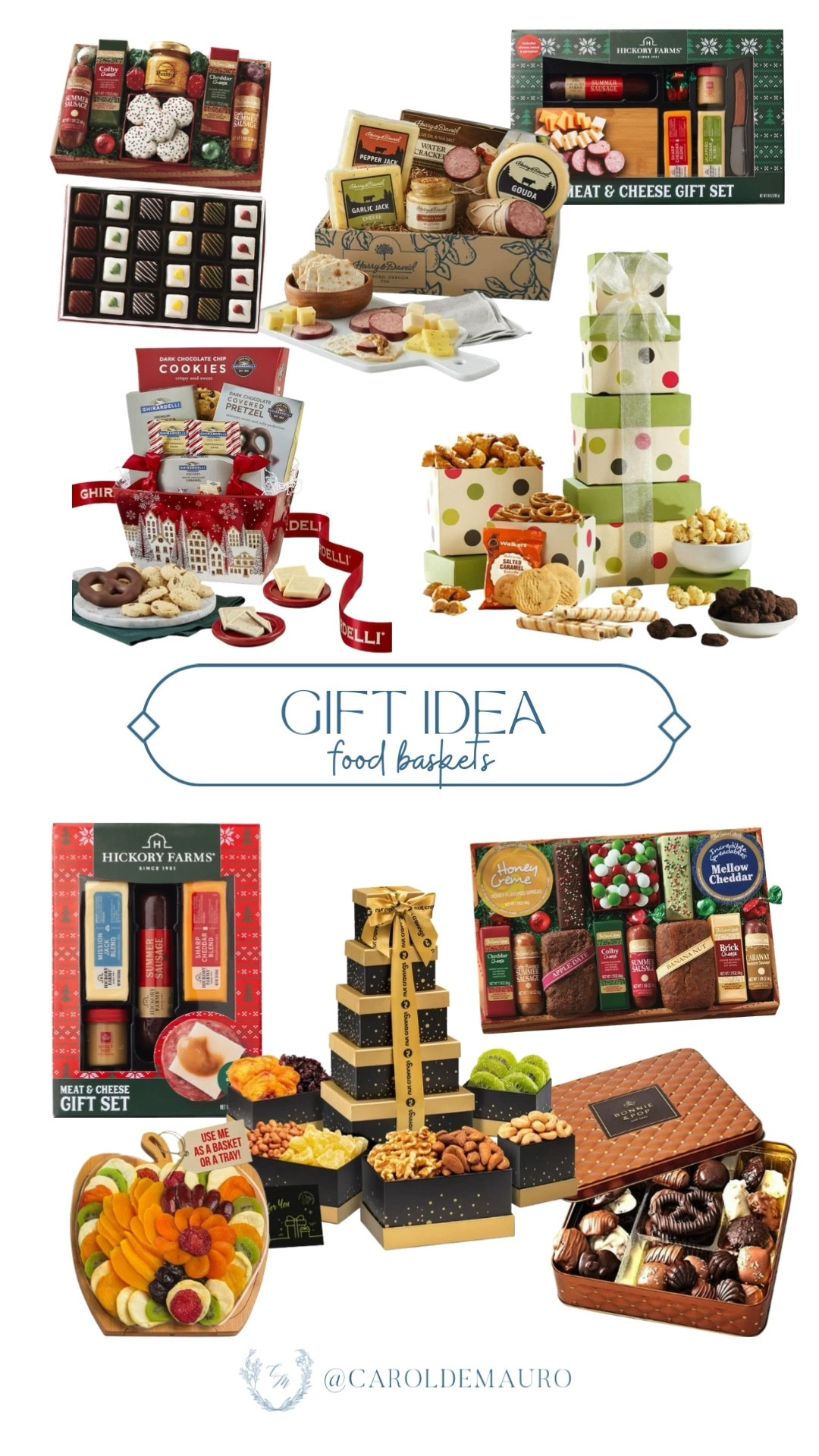 Treat your friends, family, or colleagues with one of these awesome food baskets, because you can't go wrong when you're gifting a delicious mix of meats, cheeses, nuts, cookies, and chocolates for them to enjoy this holiday season!

walmart home, gift baskets, housewarming gifts, holiday gifting, christmas treats, food lover, holiday snacks, affordable food

#LTKSeasonal #LTKHoliday #LTKGiftGuide