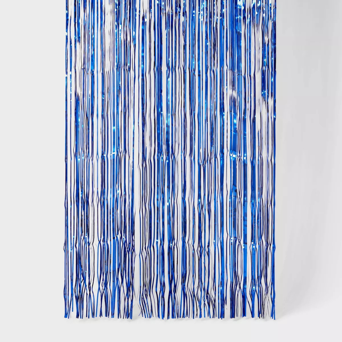 Holographic Metallic Fringe Backdrop Blue - Spritz™ | Target