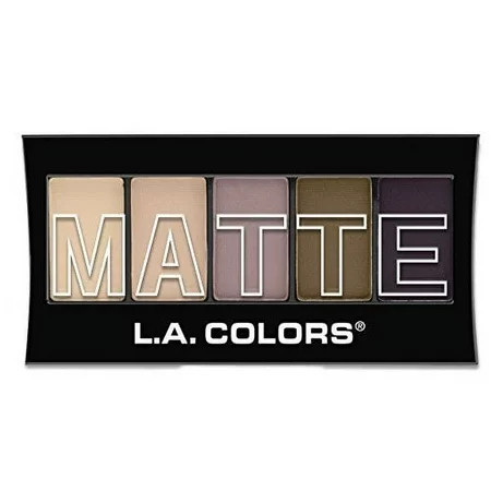 L.A. Colors 5 Color Matte Eyeshadow Natural Linen 0.08 oz | Walmart (US)