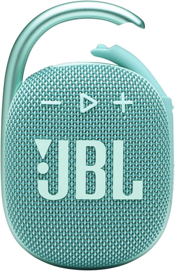 JBL Clip 4, Teal - Portable Bluetooth 5.1 Speaker - Up to 10 Hours of Play - Waterproof & Dust Re... | Amazon (US)