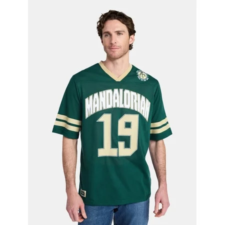 The Mandalorian Men s and Big Men s Jersey with Short Sleeves Sizes S-3XL | Walmart (US)