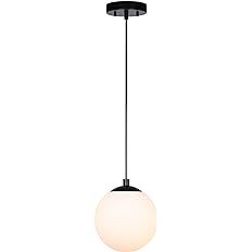 XiNBEi Lighting Pendant Lighting 1 Light Globe Pendant Light, Modern Adjustable Kitchen Hanging C... | Amazon (US)