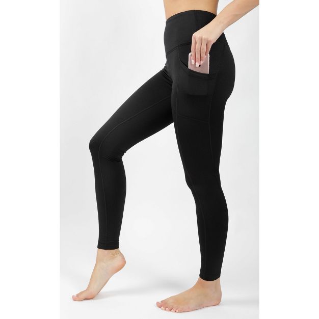 90 Degree By Reflex - Women's Polarflex Fleece Lined High Waist Side Pocket Legging | Target
