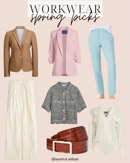 Workwear, spring fashion spring style, blazer, tweed, classic, office wear 

#LTKfindsunder100 #LTKSeasonal #LTKstyletip