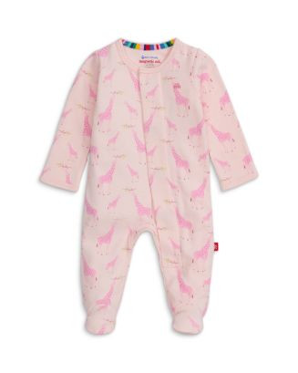 Girls' Cotton Giraffe Footie - Baby | Bloomingdale's (US)