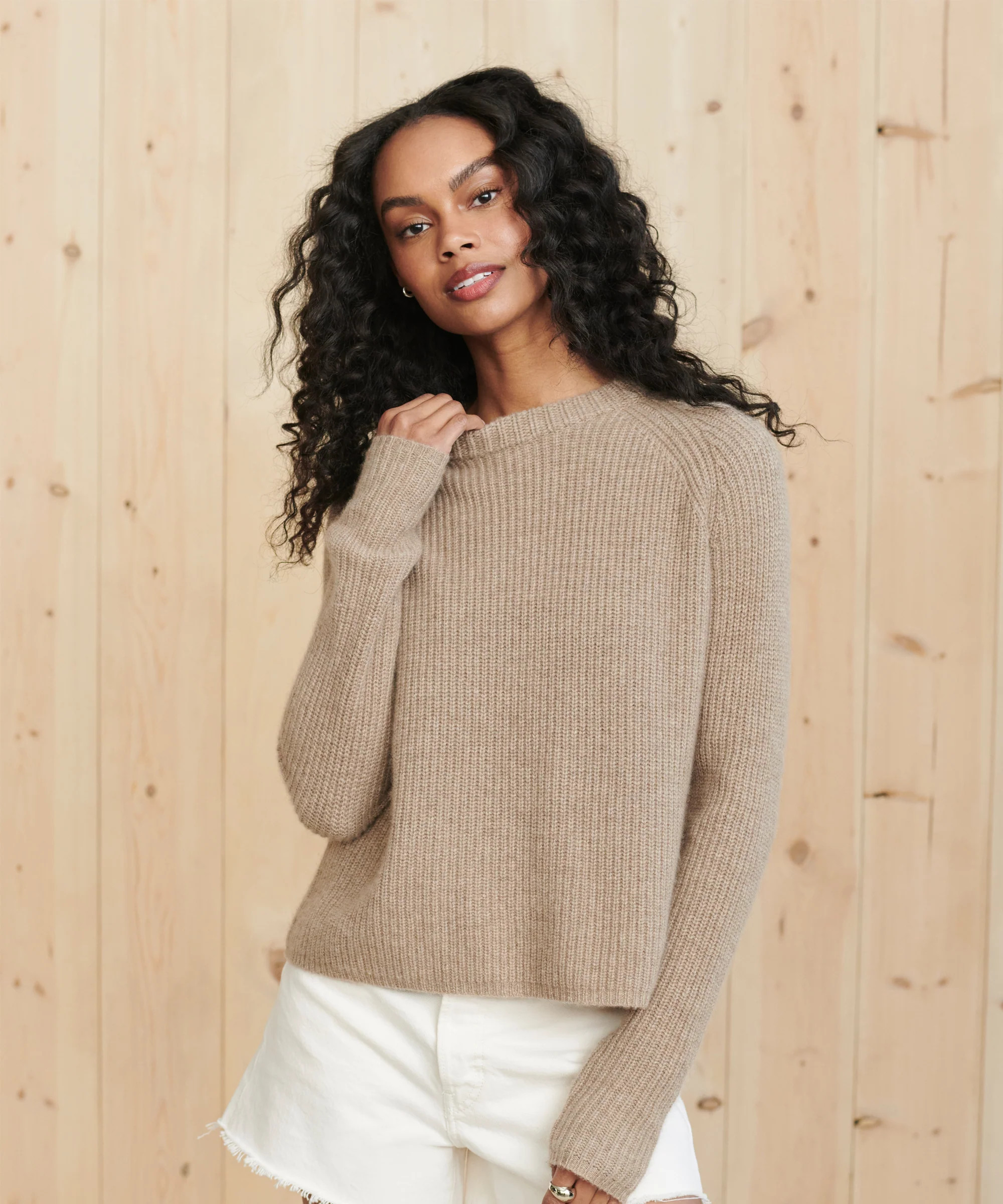 Cashmere Fisherman Sweater | Jenni Kayne