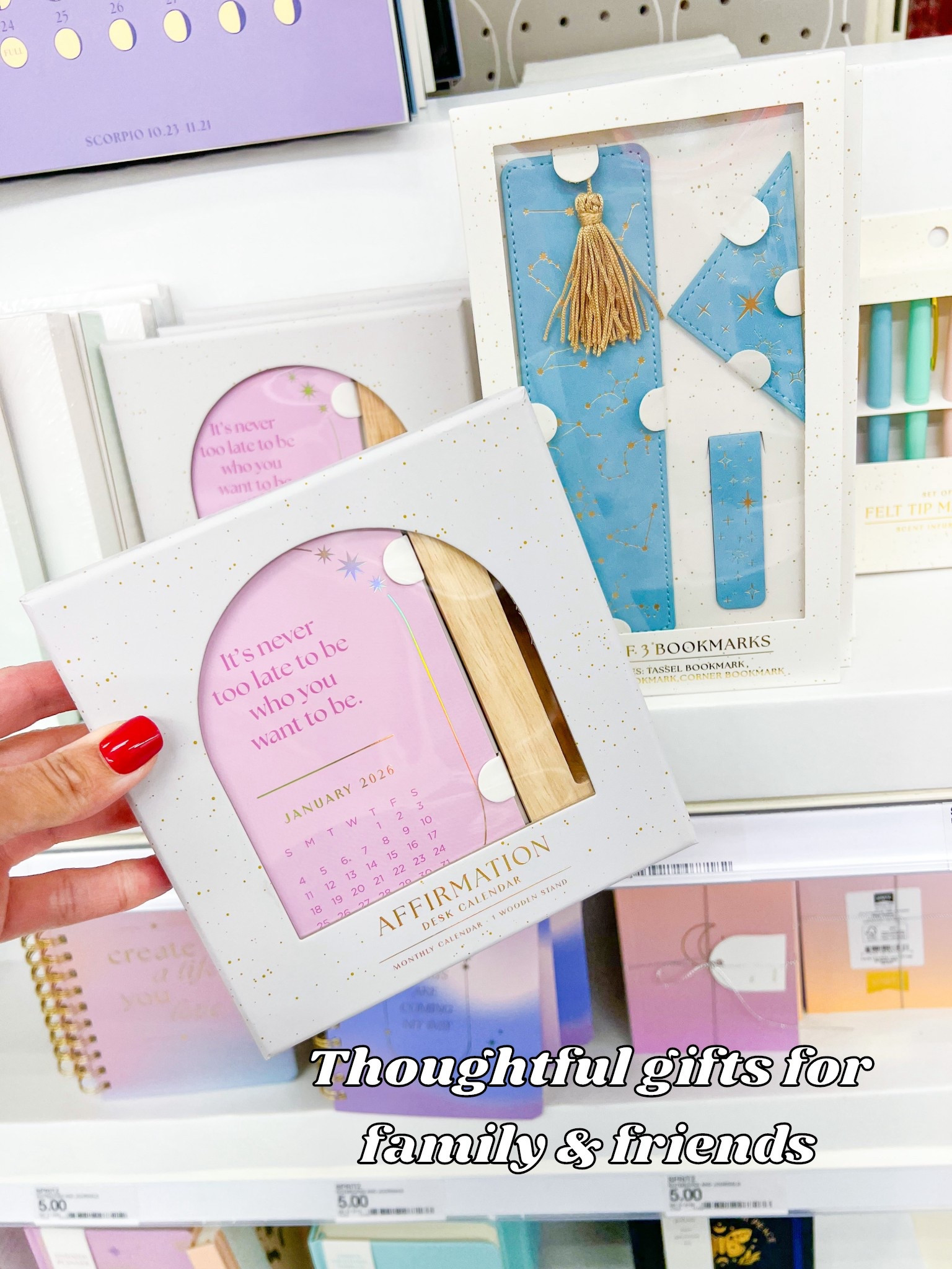 Spritz Affirmation Calendar Stand and Astronomy Graphic Bookmarks #target #spritz #affirmation #giftsforher #giftingideas 

#LTKHome #LTKGiftGuide #LTKHoliday