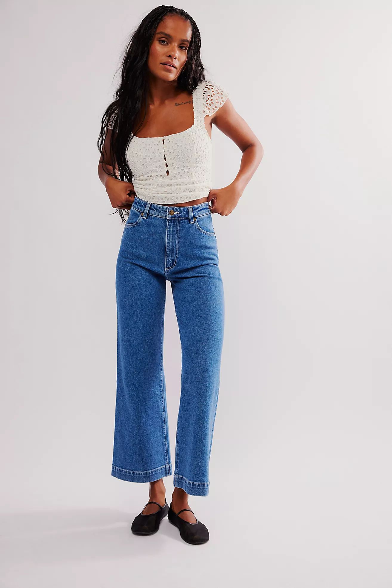 Rolla's Sailor Scoop Jeans | Free People (Global - UK&FR Excluded)