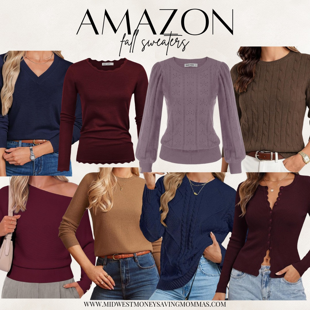 Fall sweaters from Amazon 

Amazon fashion  sweaters  cardigan  fall outfit winter outfit

#LTKootd #LTKmomlife #LTKgrwm