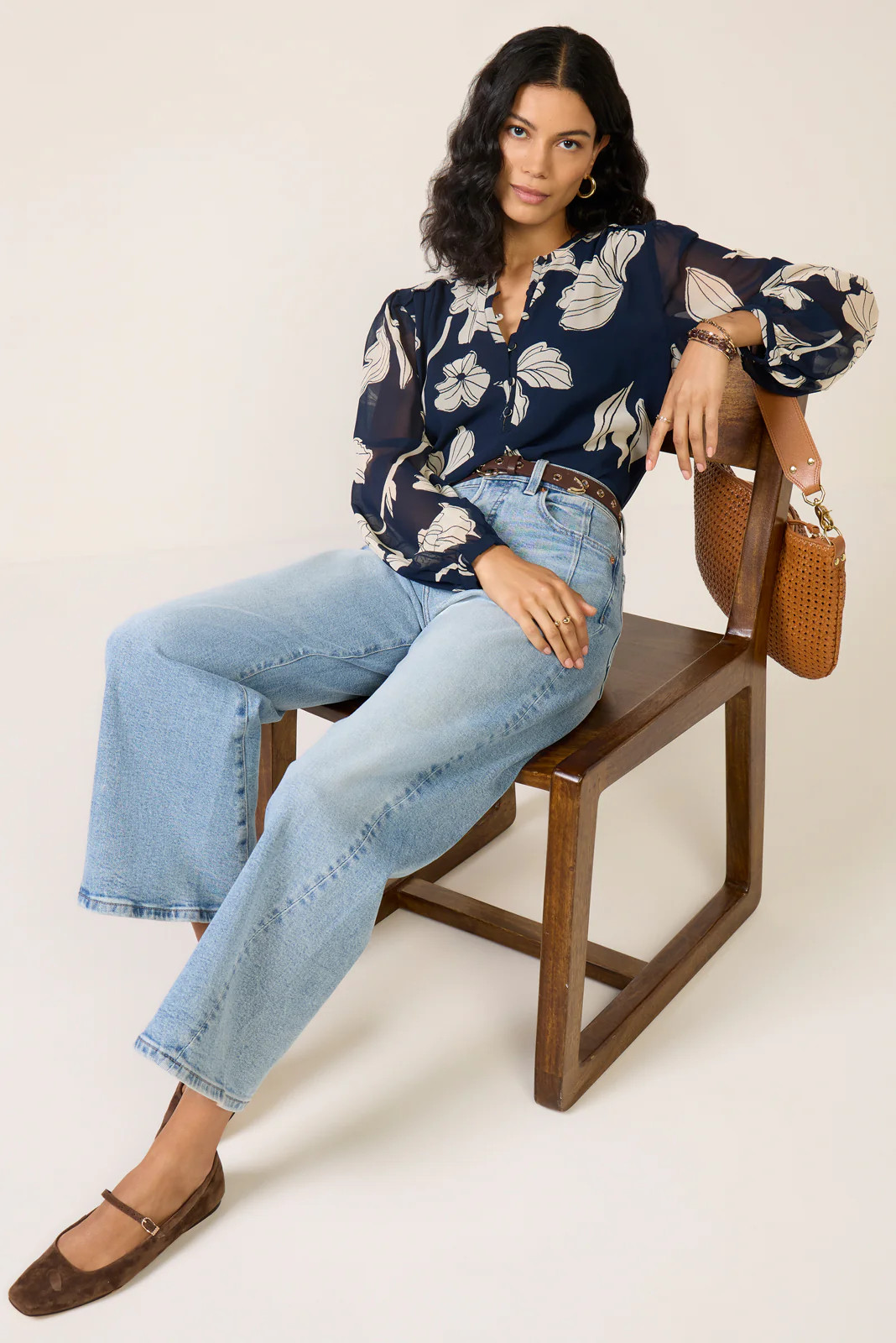 Alanna Chiffon Blouse | Evereve