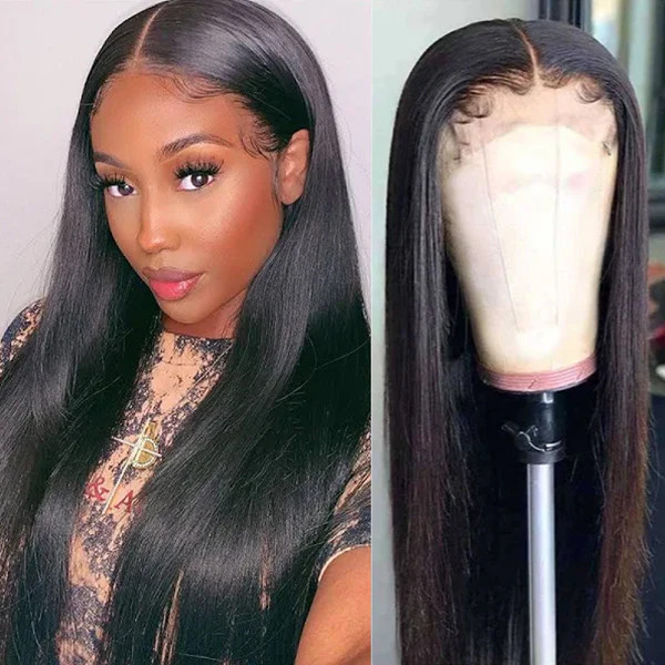Exclusive Discount | Luvme Hair Beginner Friendly Glueless Silky Blunt Cut 4x4 Closure Bob Wig | Upgraded 2.0 - 16 inches / Yes (+$5.00) | Luvmehair