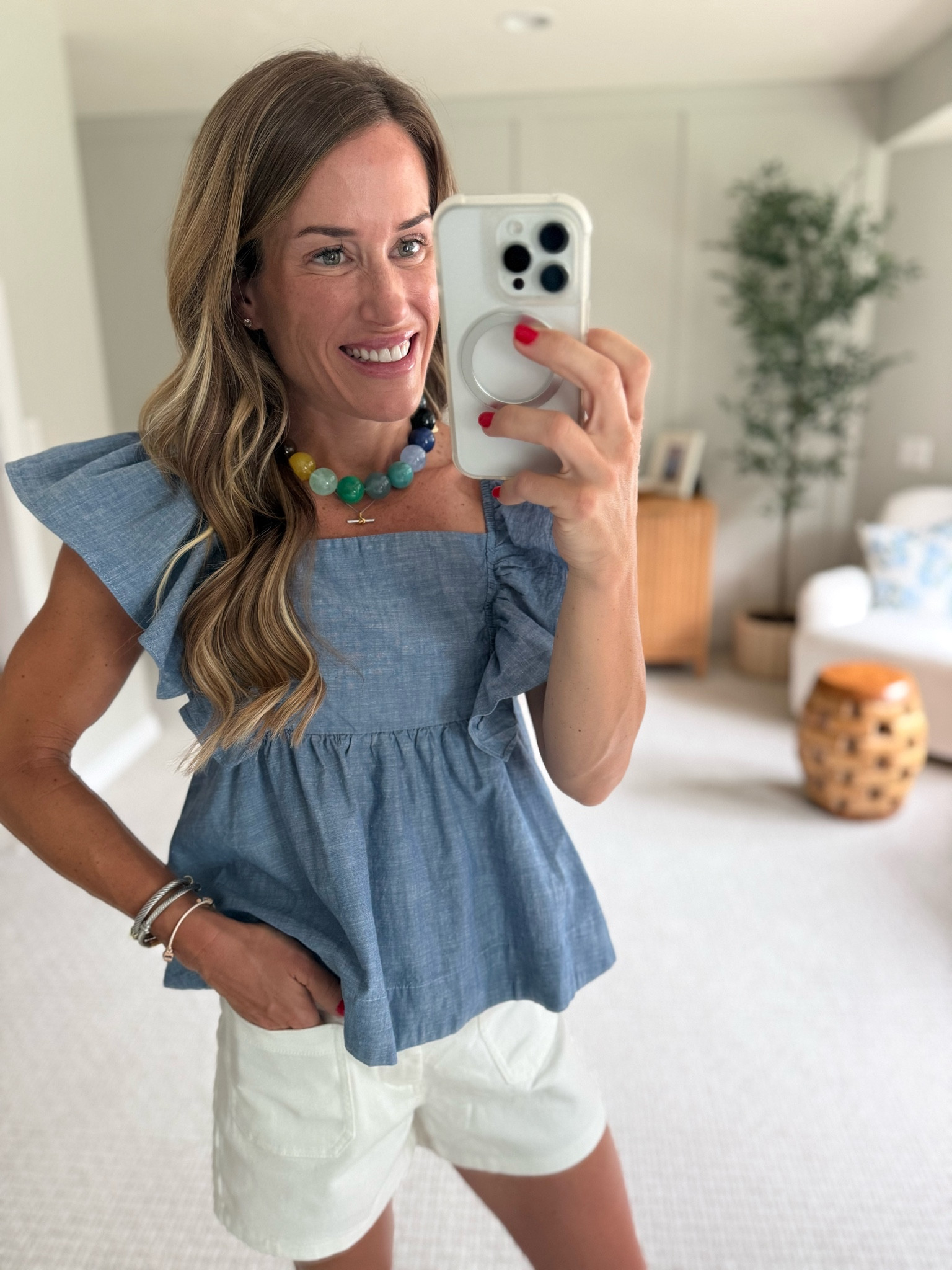 This bold sleeve top is darling
Walmarts fashion 
Wearing size XS 
Summer outfit

#LTKgrwm #LTKootd #LTKmomlife