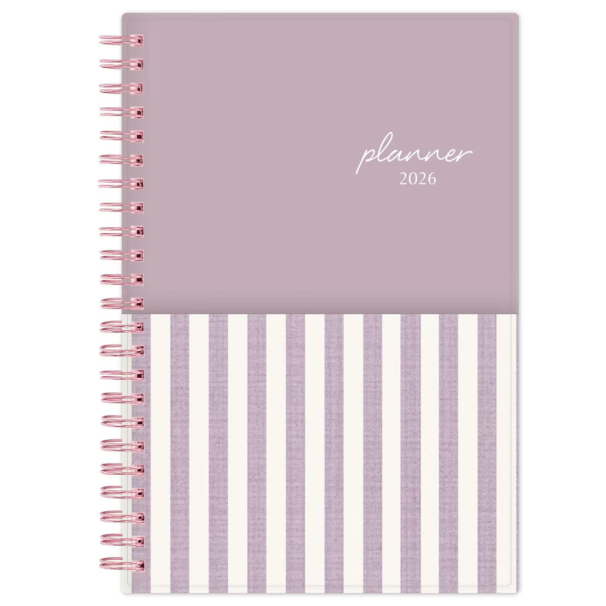 Blue Sky 2026 Weekly/Monthly Planning Calendar Stripe 5"x8" Block Purple with Double Pockets | Target