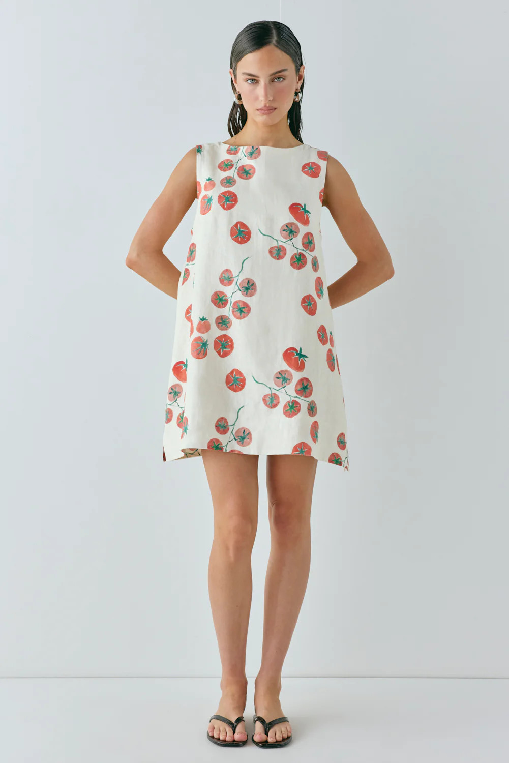 Aftersun Linen Mini Dress Roma | VRG Grl