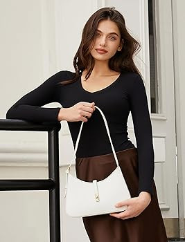 CLUCI Shoulder Bag for Women, Purses for Women, Handbag Hobo Bags Vegan Leather Crossbody Purse w... | Amazon (US)
