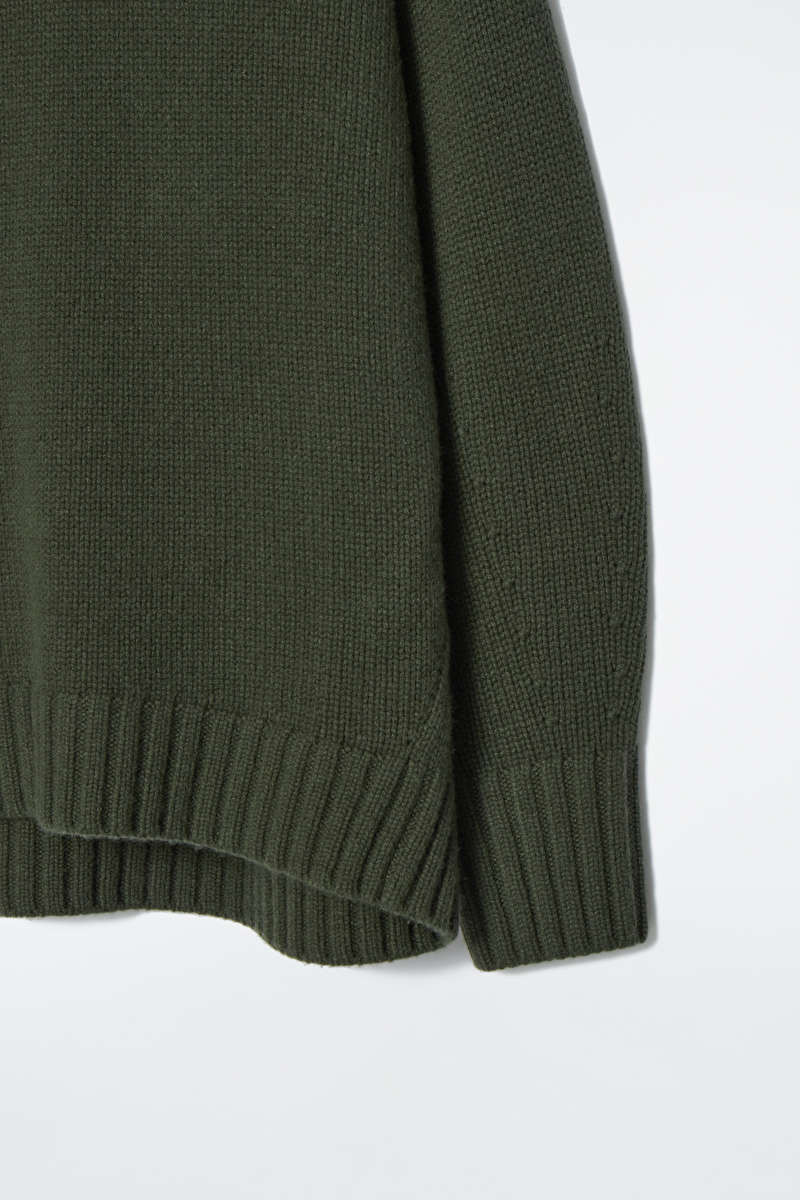 CHUNKY PURE CASHMERE CREW-NECK JUMPER | COS UK