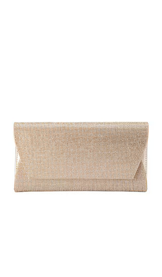Stacey Crystal Clutch in Gold | Revolve Clothing (Global)
