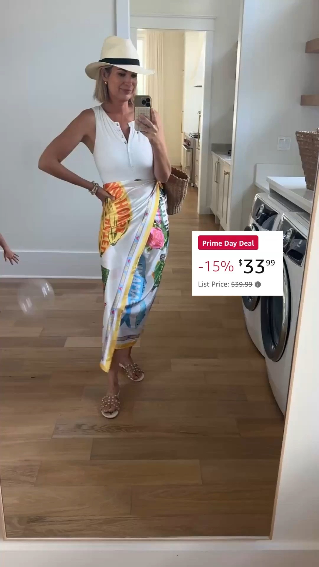Small tall swimsuit. Amazon wrap as a swim coverup.  Long torso swimsuit.

#LTKSwim #LTKSaleAlert #LTKTall