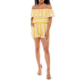 Premier Amour Off The Shoulder Romper | JCPenney