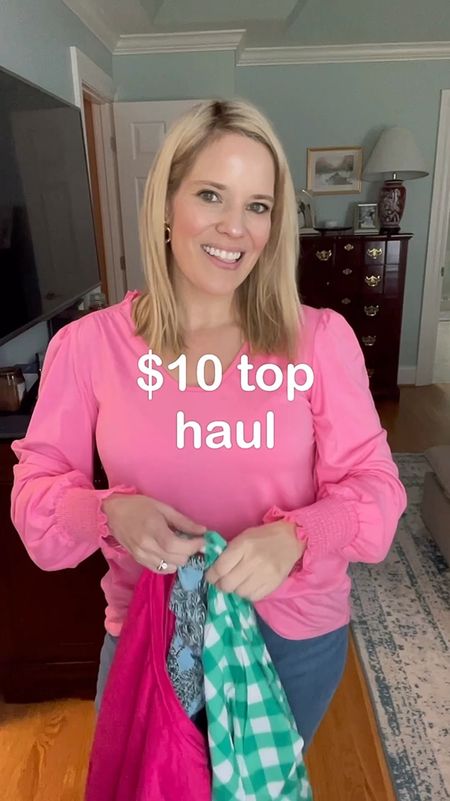 Fill in the blank! These tops are less expensive than… 

I’ll go first. These tops are less expensive than a glass of wine. 

All 3 run true to size and are perfect for everyday wear! I went with a M in each one.

#LTKfindsunder100 #LTKover40 #LTKfindsunder50
