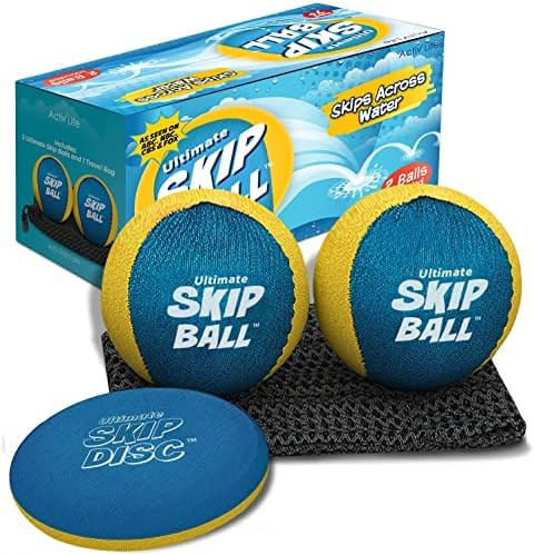 The Ultimate Skip Ball – Water Bouncing Ball (2 Pack + Free Skip Disc) Create Lasting Memories with  | Amazon (US)