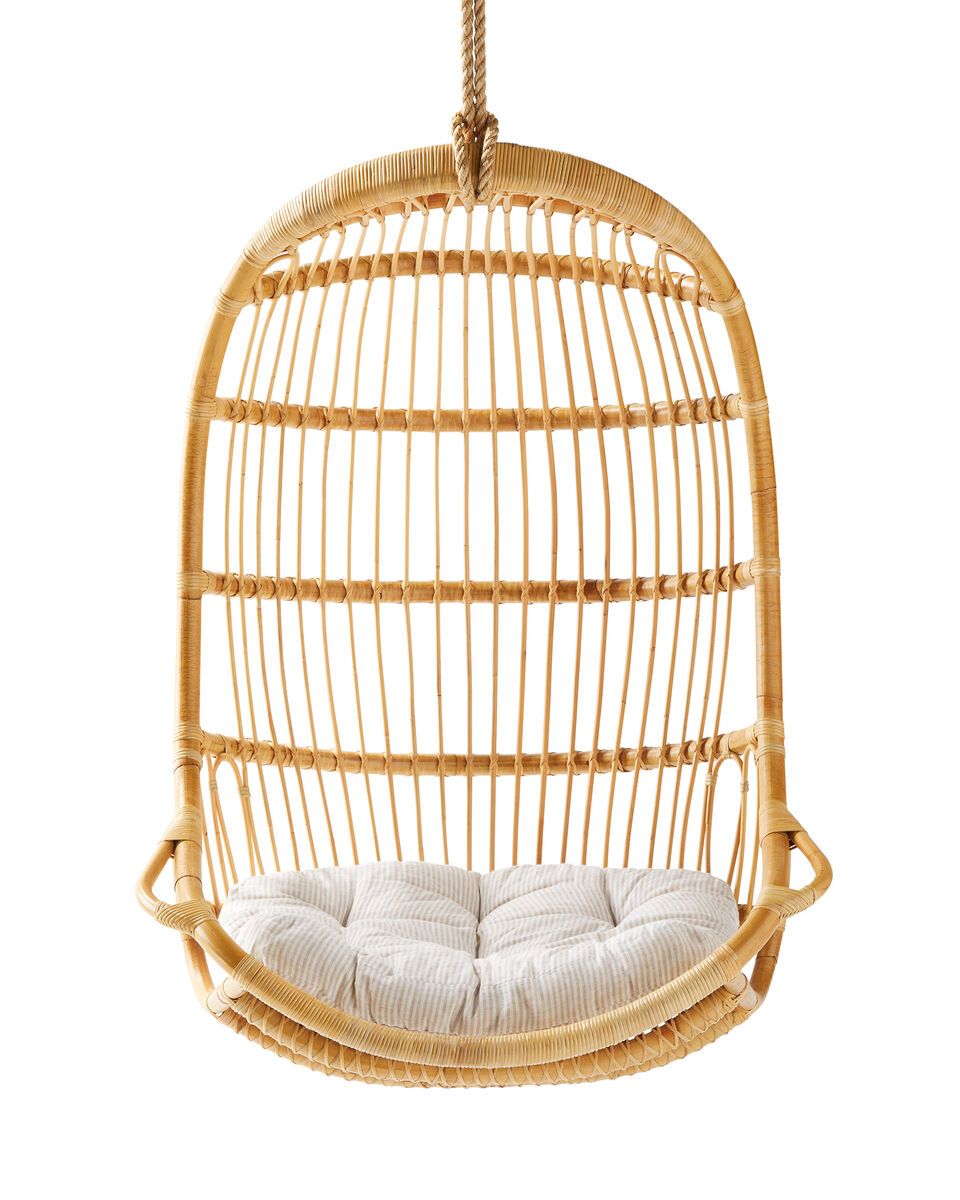 Hanging Rattan Chair Cushion | Serena and Lily
