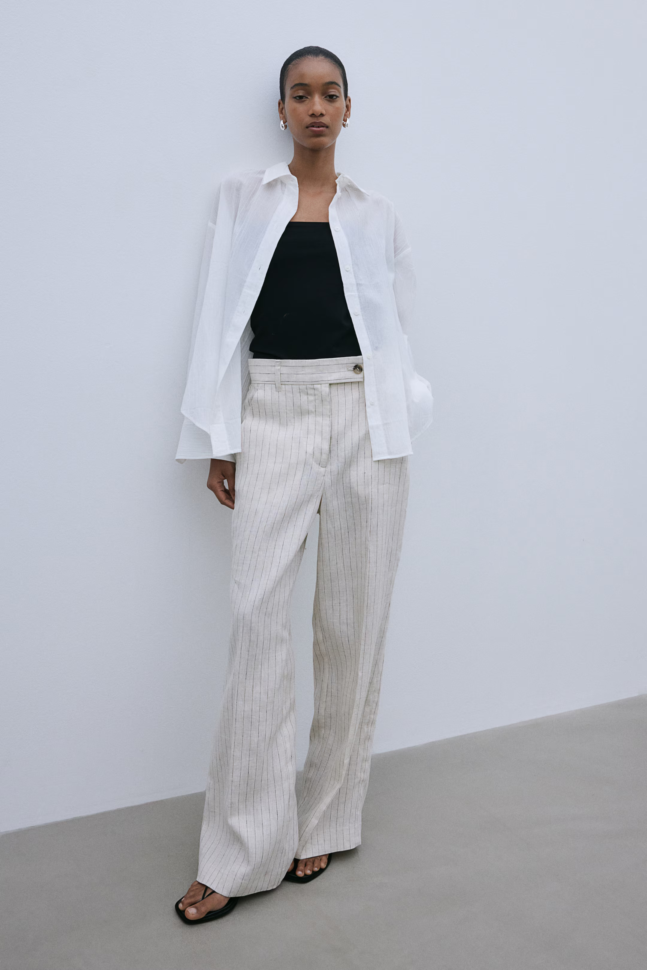 Crinkled Cotton Shirt | H&M (US + CA)