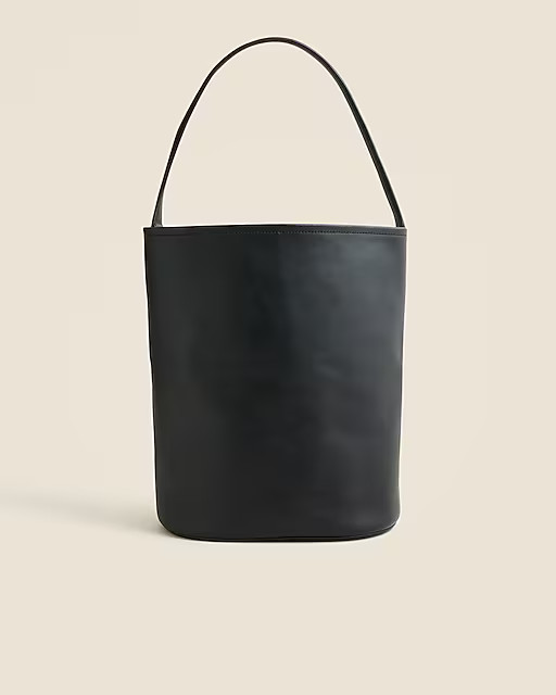 Berkeley big bucket bag in leather | J. Crew US