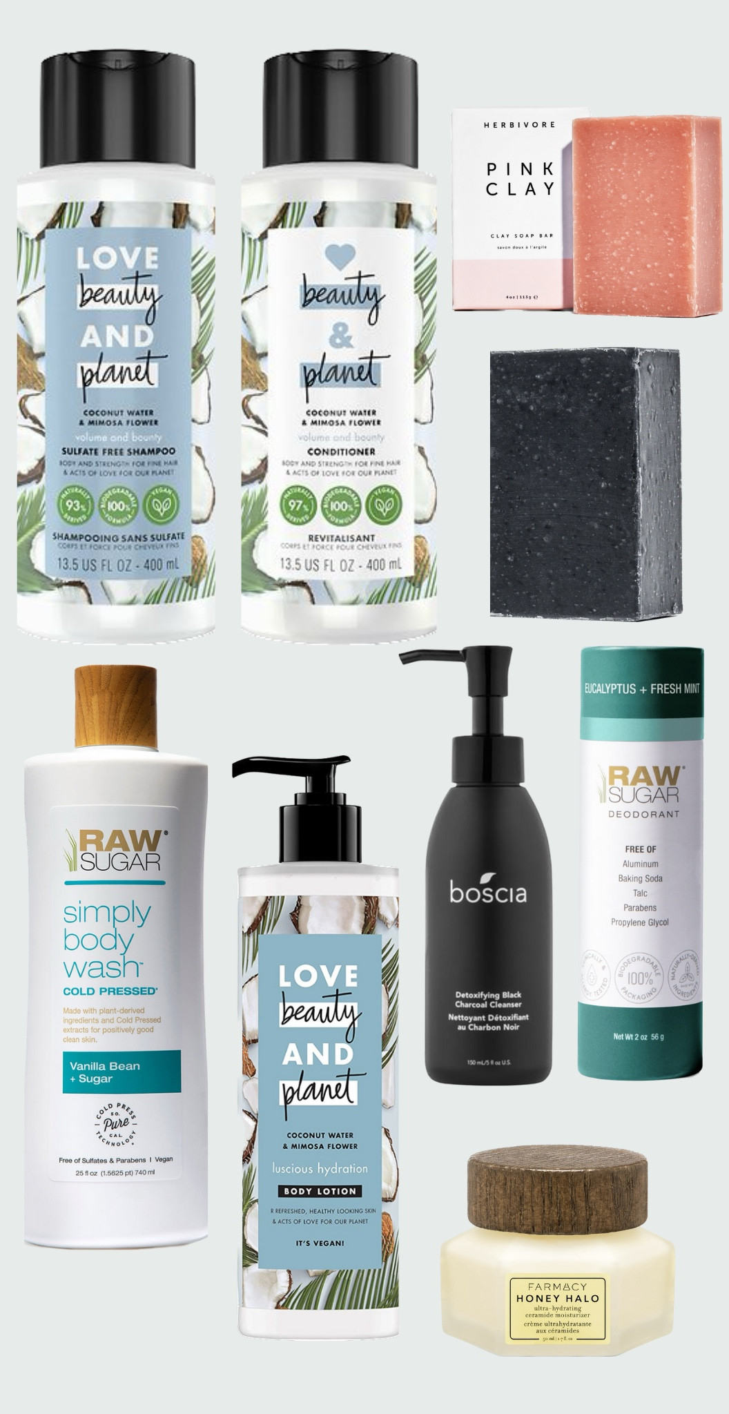 Personal Care line-up with cleaner products. 
(Boscia Charcoal Face Wash on boscia.com)
#cleanshampoo#cleanhygiene#toxicfreeproducts

#LTKstyletip #LTKbeauty #LTKfindsunder50