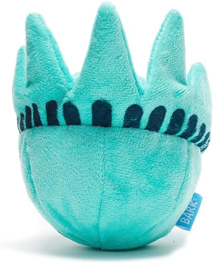 Barkbox Lady Liberty Ball Plush Dog Toy – 2-in-1 Squeaky and Crinkle Dog Toy with Plush Exterio... | Amazon (US)