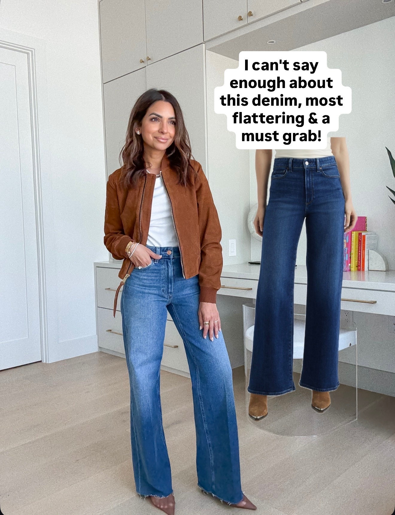 One of my ALL time favorite denim styles is included again this year! I did my true size 24 for size reference. This years suede jacket is at the top of my list and I'll get a size 2/xs

#LTKSaleAlert