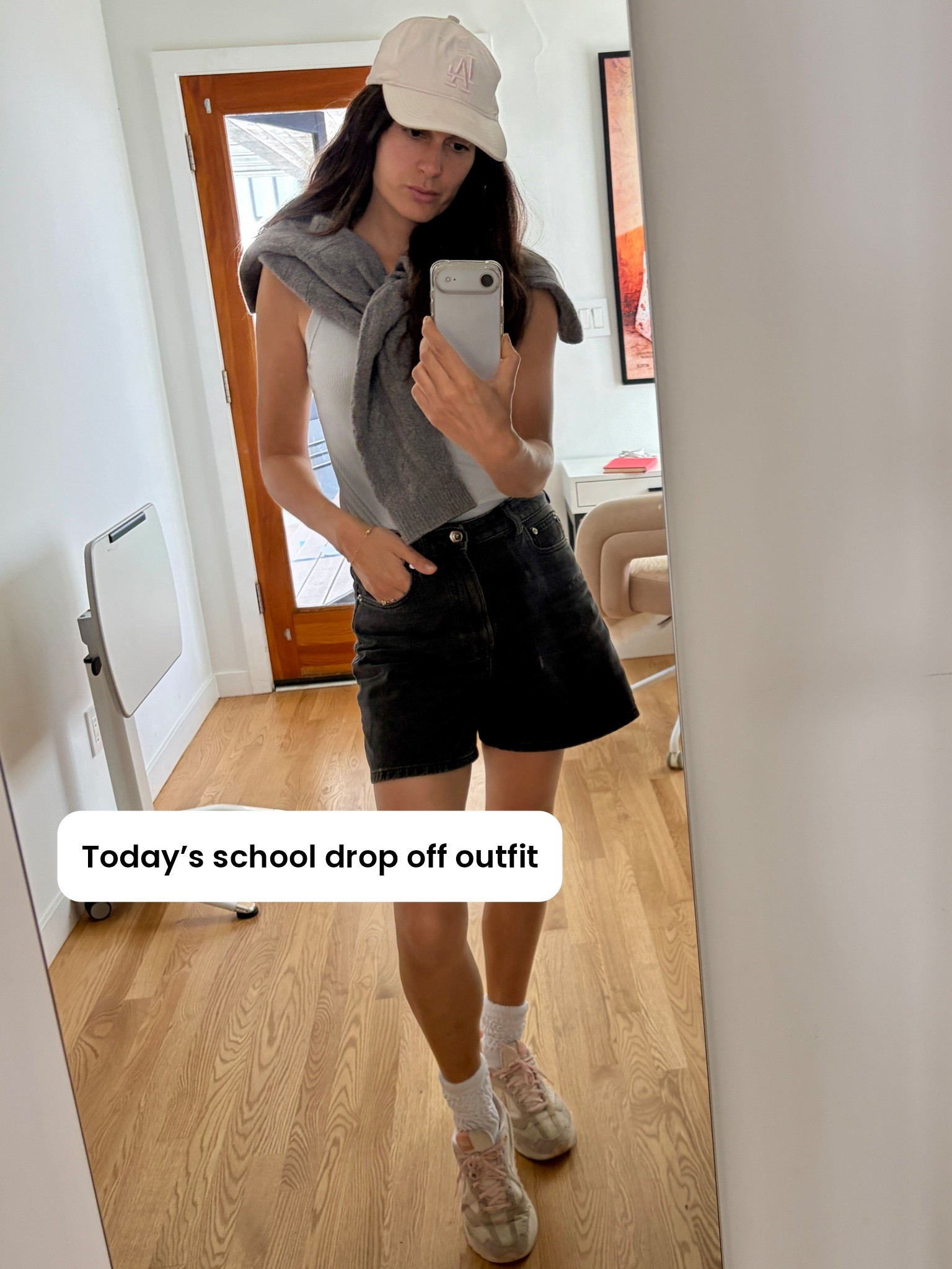Here’s what I wore today. My California winter outfit - because you just never know. A hat incase the sun shines, a pullover incase it’s cold and shorts in case it’s hot! 

#LTKdayinmylife #LTKmorningroutine #LTKmomlife