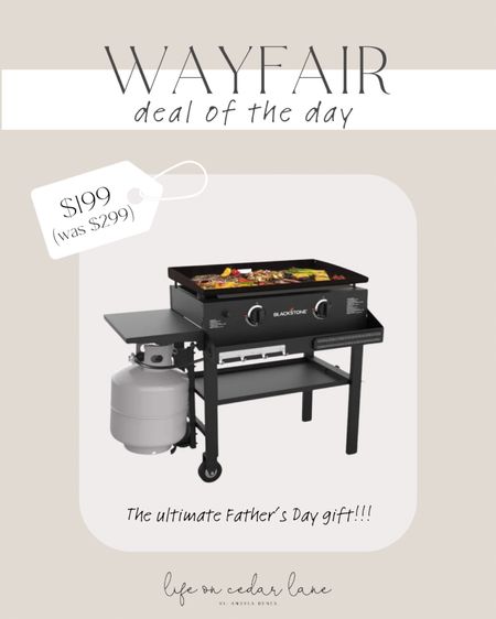Way Day DOTD- save $100 off this Blackstone grill!!! Great gift idea for Father’s Day!

#outdoor #giftsforhim #mothersday #wayfair

#LTKsalealert #LTKmens #LTKhome