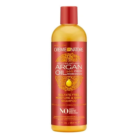 CREAM of NATURE - Argan Sulfate-Free Moisture & Shine Shampoo 12 Oz * BEAUTY TALK LA * | Walmart (US)