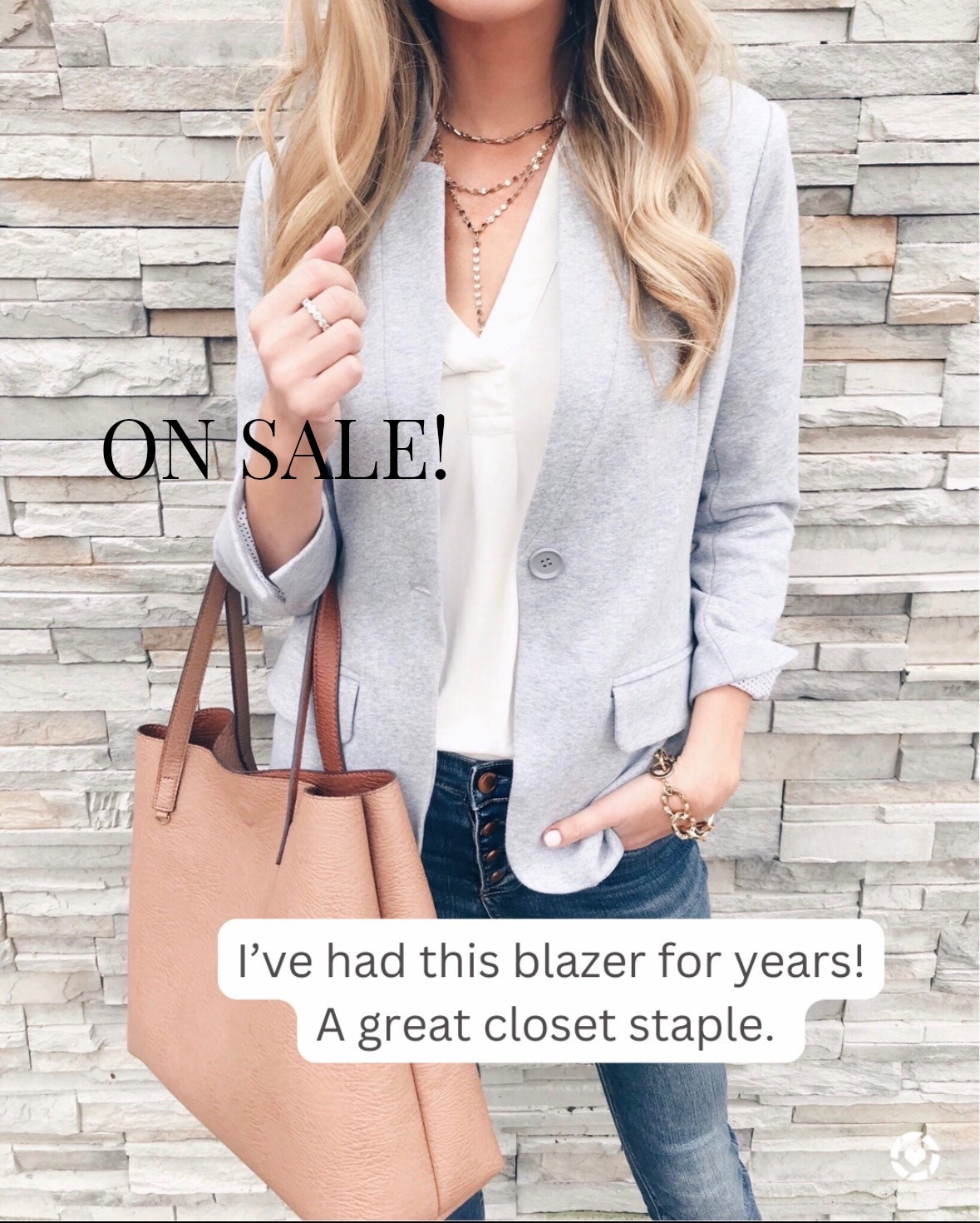 Sweatshirt blazer on sale!