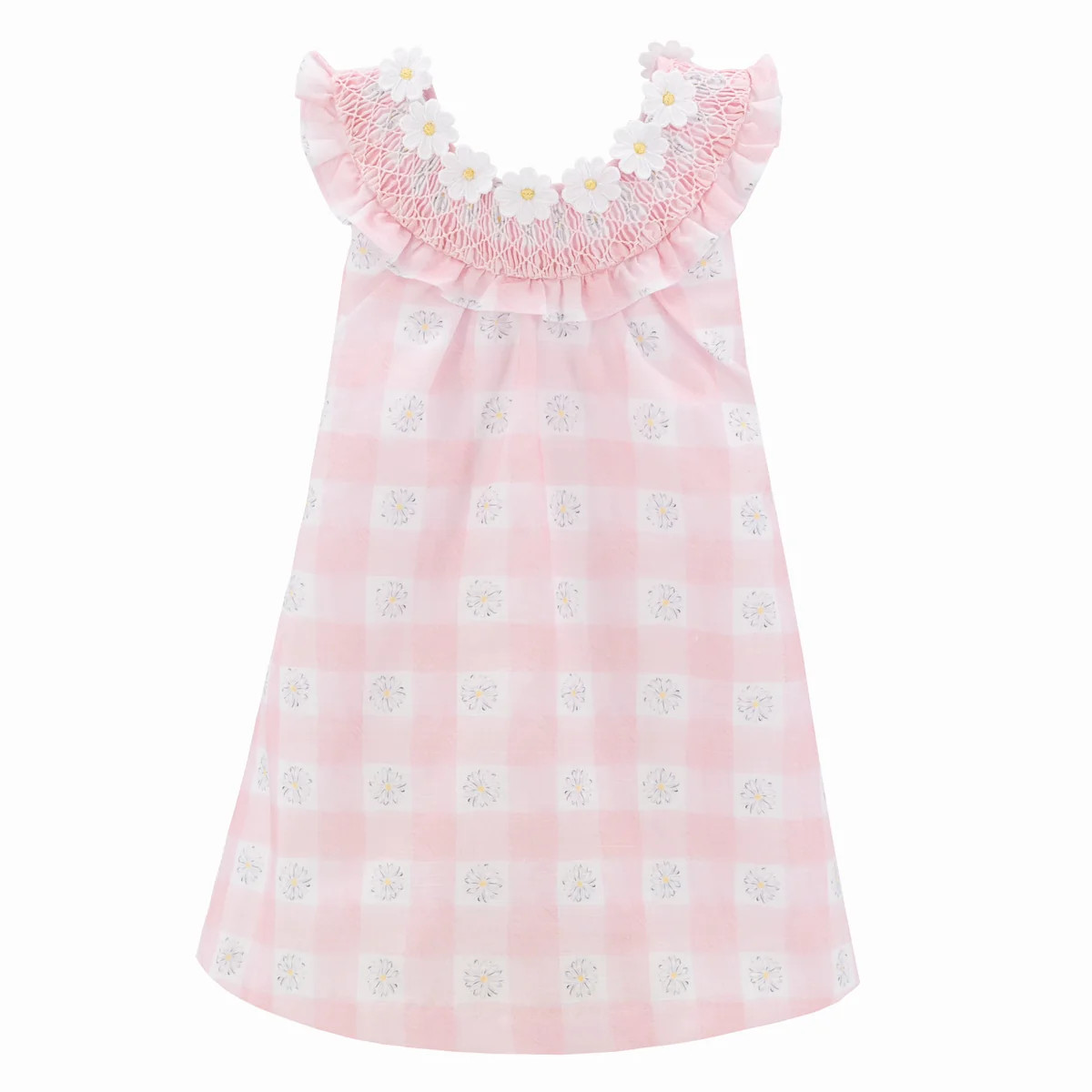 Daisy Love Girl Dress - Pink | Dondolo