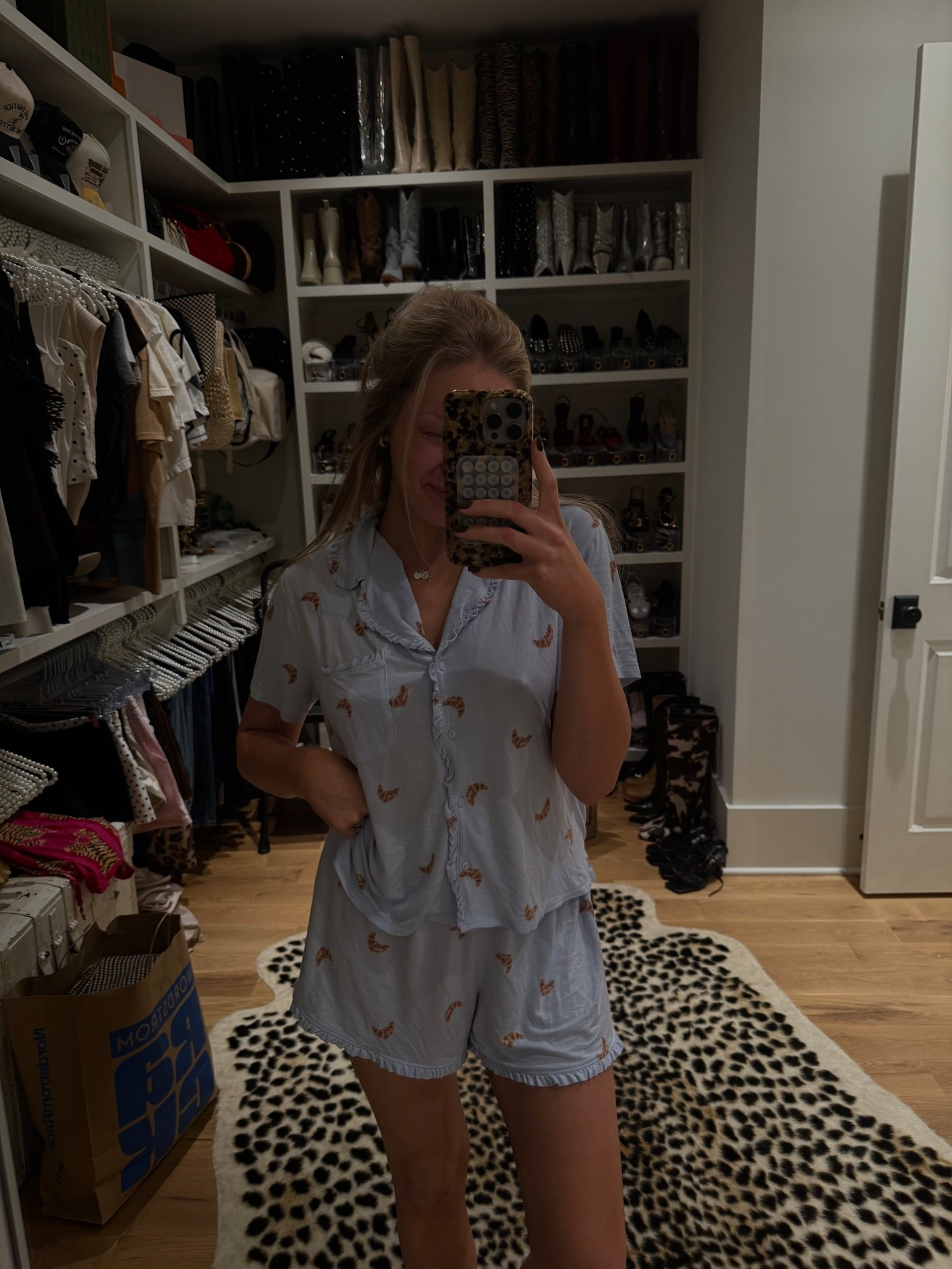 these pj sets 🤌🏼😍  wearing a size small // unfortunately sold out in the croissant pattern but i have them in butter yellow and those are still available! 

#LTKootd #LTKselfcare #LTKFindsUnder50