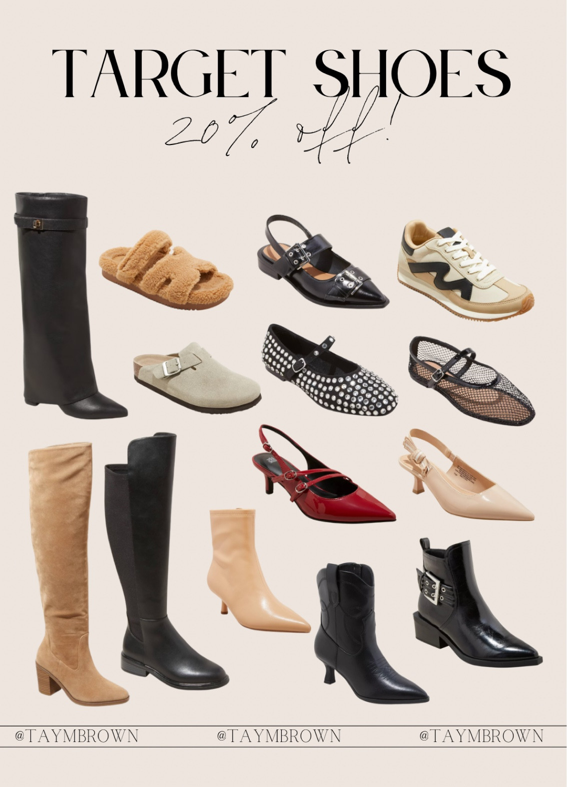 20% off all Target shoes this weekend!!

#LTKFindsUnder50 #LTKSaleAlert #LTKShoeCrush