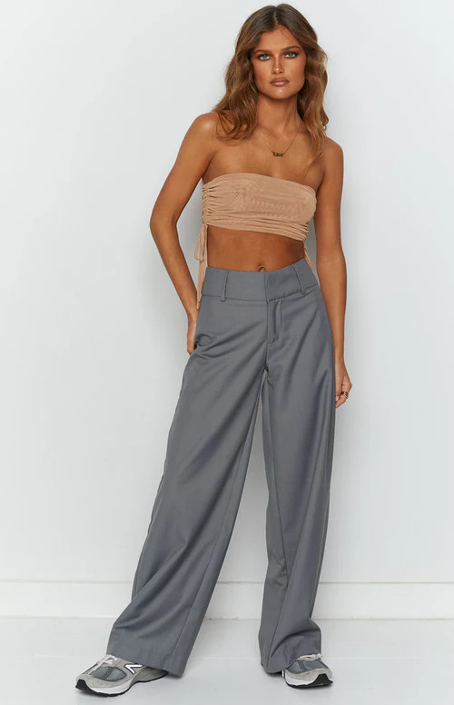 Maeve Grey Pants | Beginning Boutique (AU)