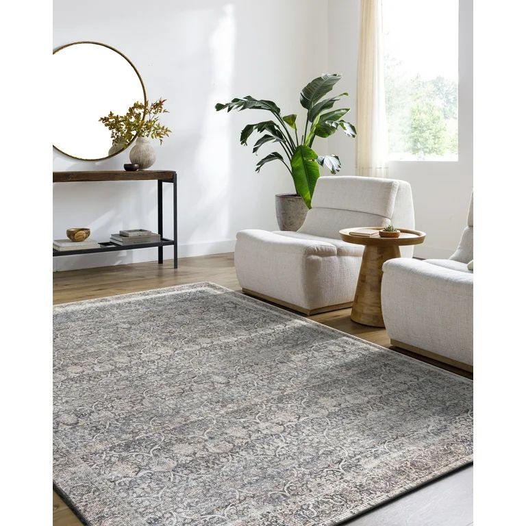 Better Homes and Gardens Damask Multi 8x10 Area Rug | Walmart (US)