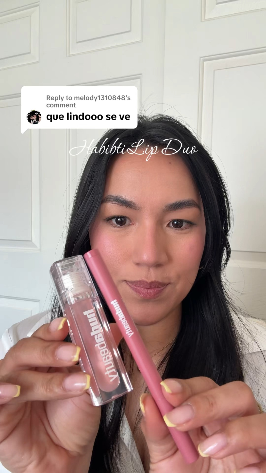 Probando los nuevos lip contour stain and Faux filler jelly oil @hudabeauty 
Rosewood and Juicy pink lady 🌸😍
Such beautiful colors for summerr

#LTKgrwm #LTKBeauty #LTKOver40