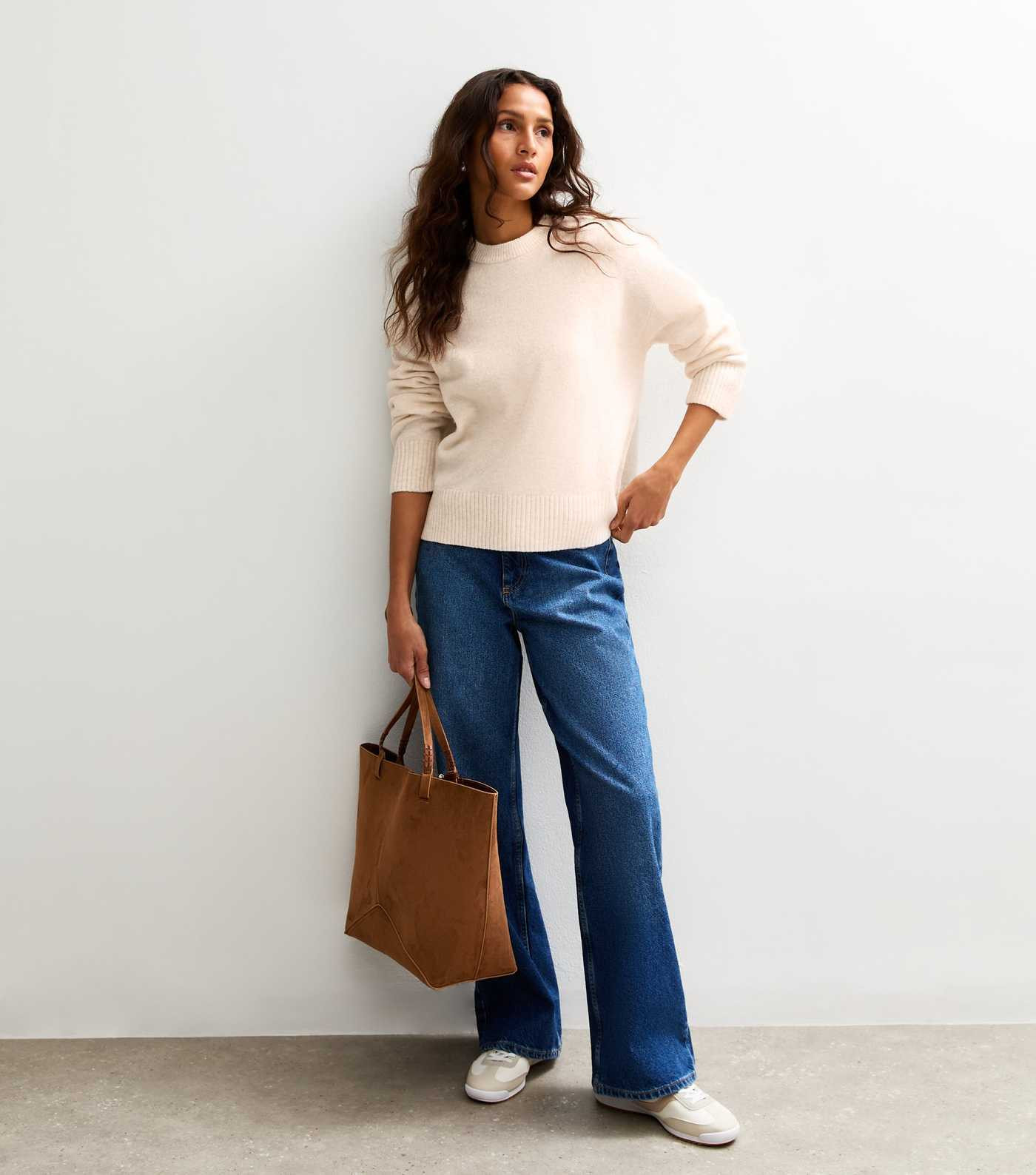 Cream Crew Neck Jumper | New Look | New Look (UK)