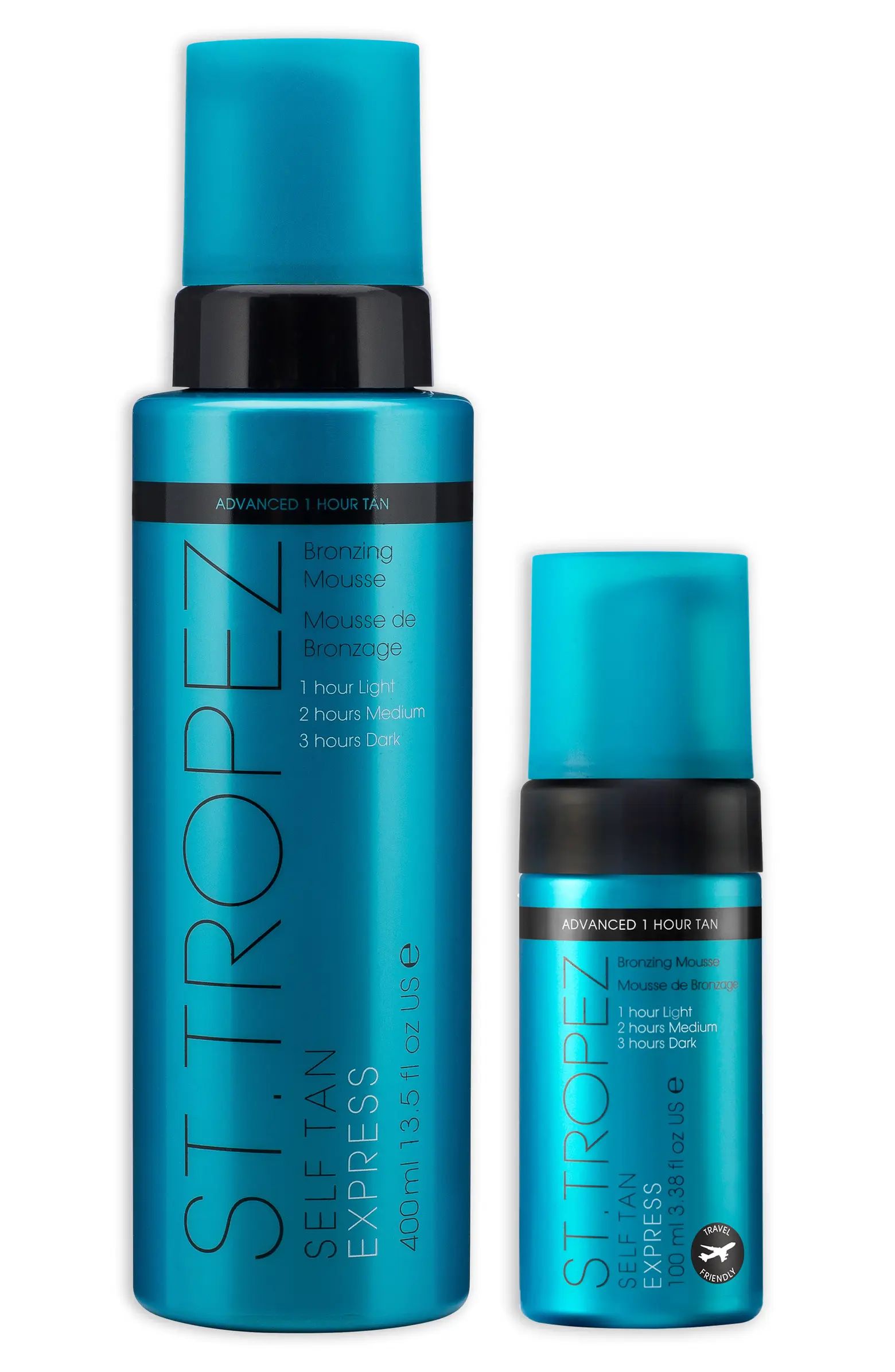 Self Tan Express Bronzing Mousse Home & Away Set $128 Value | Nordstrom