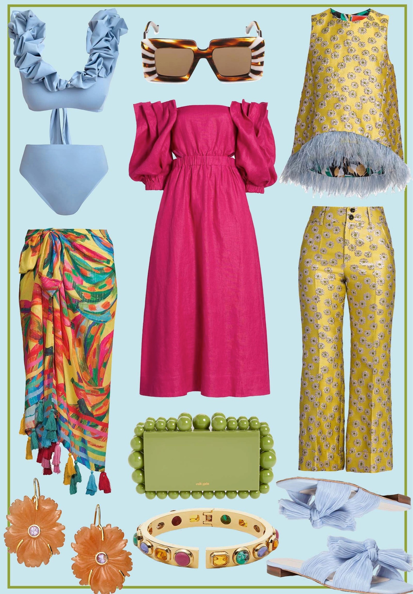 Vacation, vacation style, vacation outfits, swim, colorful, under $100, sandals, dresses

#LTKtravel #LTKstyletip