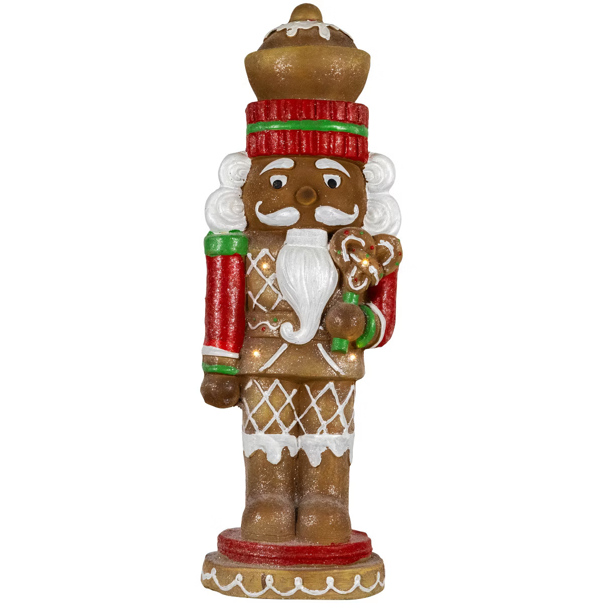 Northlight LED Lighted Gingerbread Nutcracker Christmas Figurine - 25.5" | Target