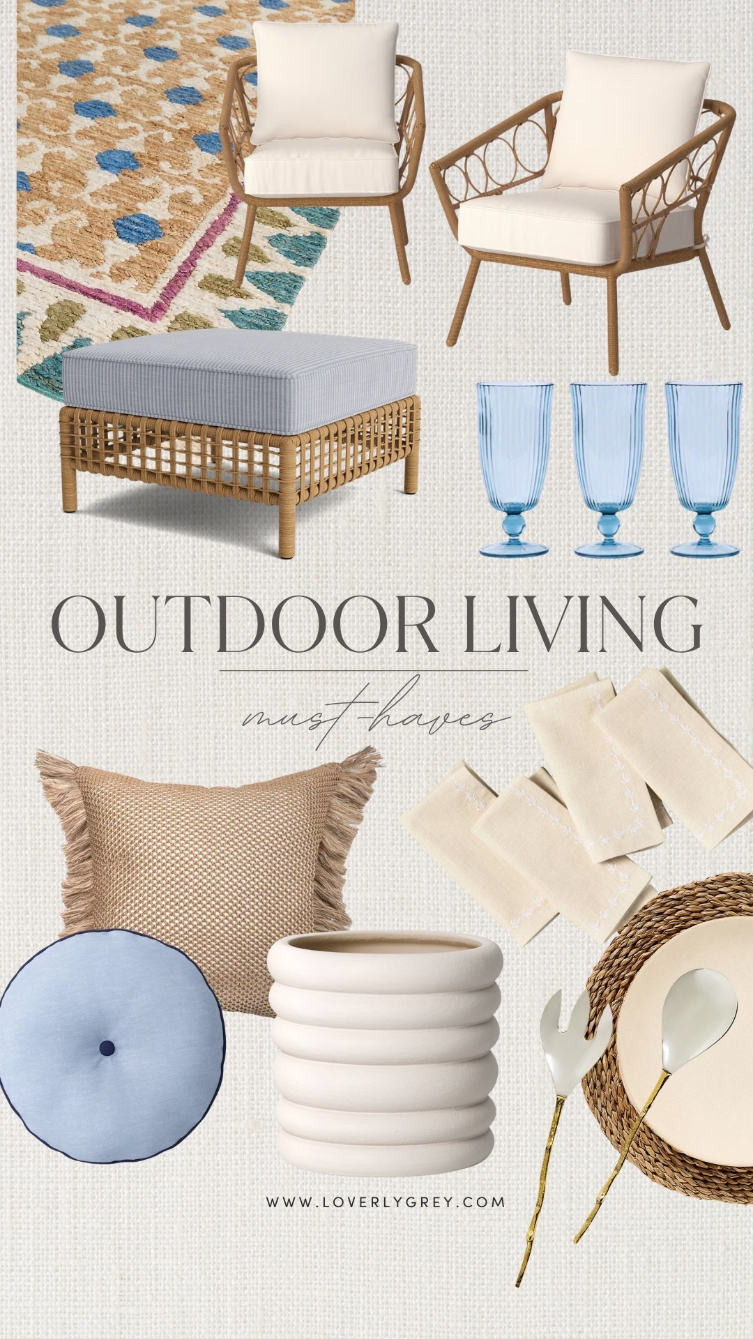Warmer weather is headed our way which means it’s time to prepare your outdoor space! I am loving colorful yet chic pieces that are weathered proof and perfect for hosting! Items like the outdoor seating, plant pots, and cute rug!

#LTKSeasonal #LTKHome