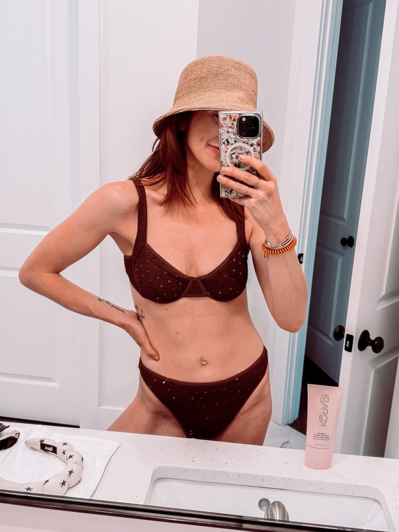 Obsessed with this bikini from @abercrombie !! I usually wear a small but sized up to a Med in both pieces.

#LTKootd #LTKfitnessgoals #LTKSwim