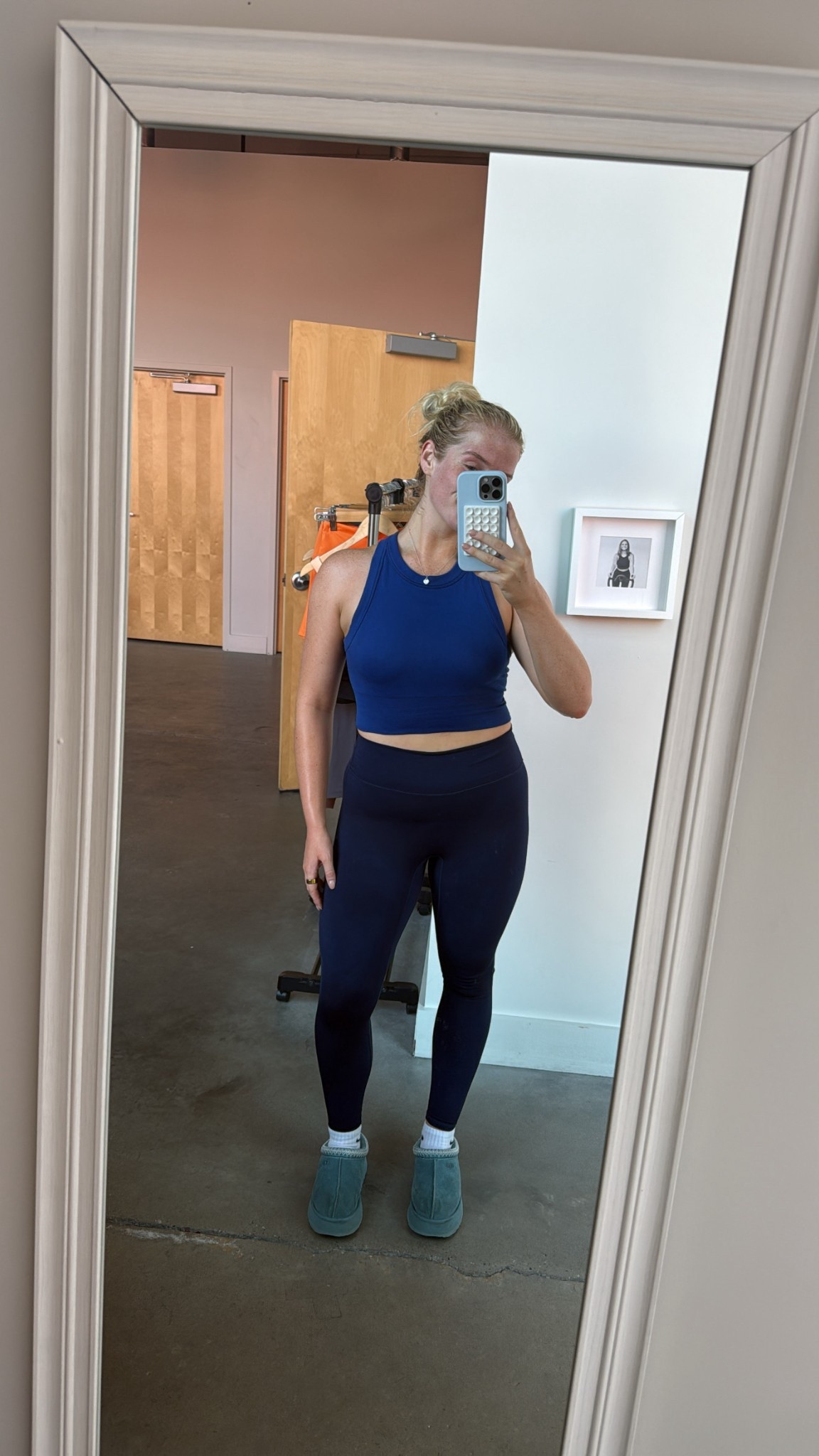 spin class ootd! 🚴🏼‍♀️ top is DSG but sold out in the navy! 

#LTKActive #LTKStyleTip